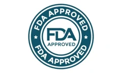 Seal reading FDA Approved